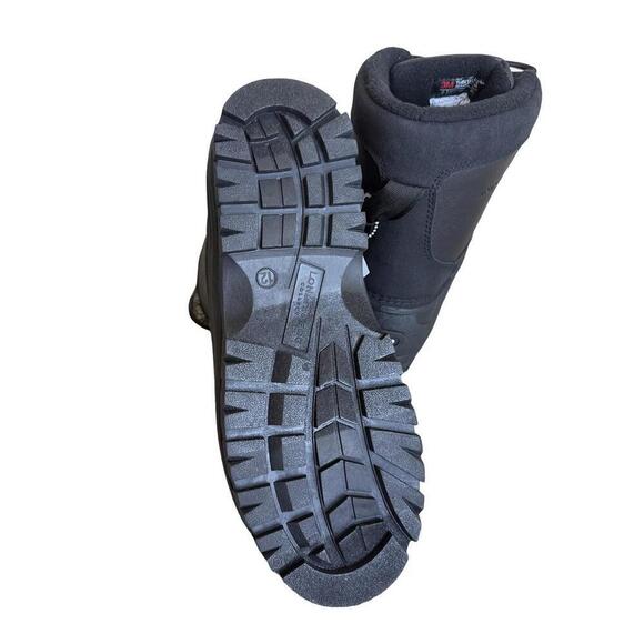 London Fog Winter Boots Thinsulate 3M Liner Snow Size 12. Black New With Tags - Picture 6 of 6